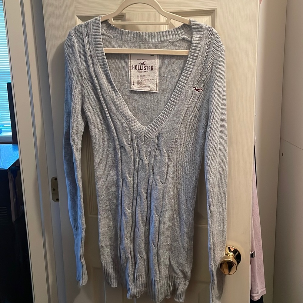 Grey Hollister sweater